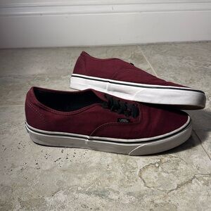 Men’s Burgundy Vans